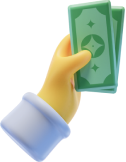 Money in hand
